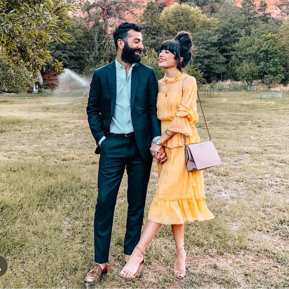 See By Chloé Yellow Ruffled Long-Sleeve Midi Dress
